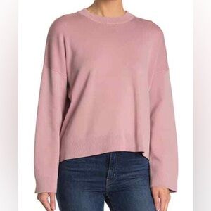 VINCE Boxy Knit Crew Neck Sweater